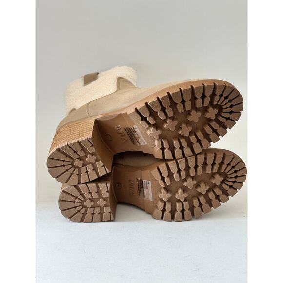 MIA Jakob Boots Booties fur Stone ZipperSize 6.5 M NWT - Picture 6 of 8